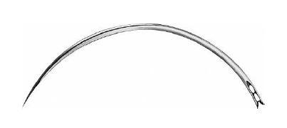 ШОВНА ГОЛКА №B2 РІЖУЧА 73 mm, Ø 1,40 mm